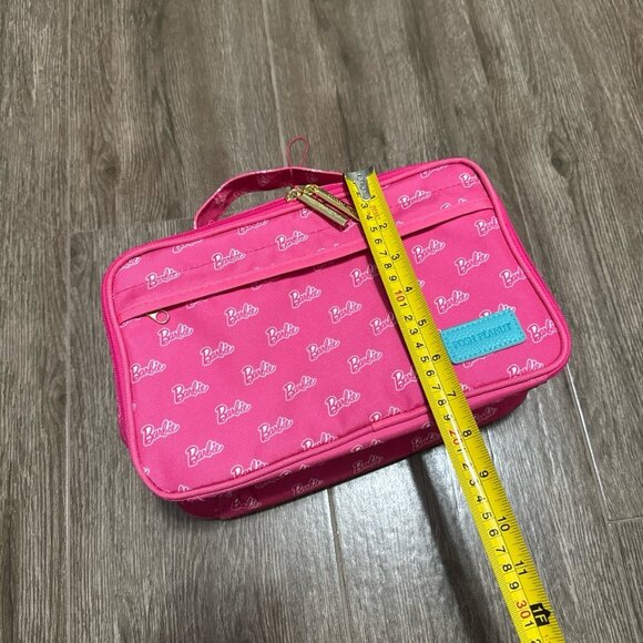 Like new Posh peanut Barbie lunchbox pink cooler lunch box logo print container - Picture 4 of 11